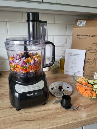 Food processor with 3 - processor, 2.3l