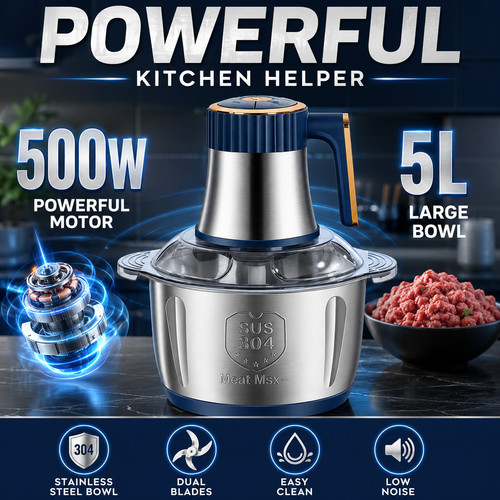 500w electric food processor - electric,