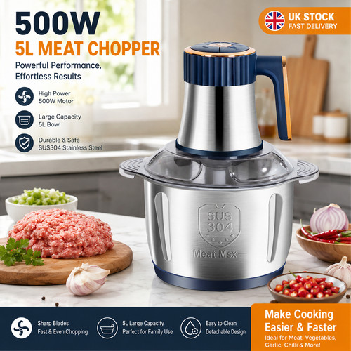 500w electric food - food, processor