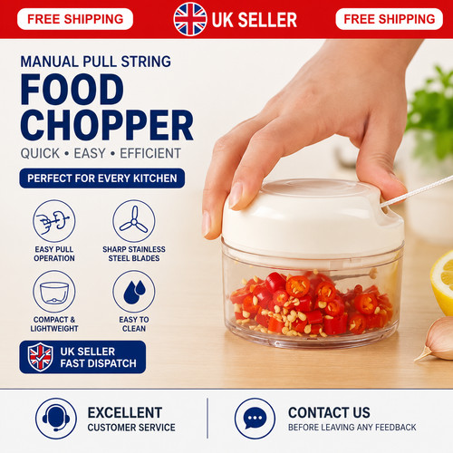 Manual pull string food - string,