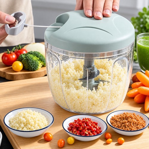 Manual food chopper 1000ml - manual,