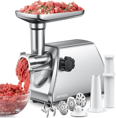 Powerful electric meat - powerful, grinder