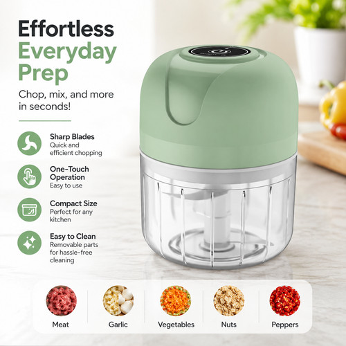 250ml electric food chopper - electric,
